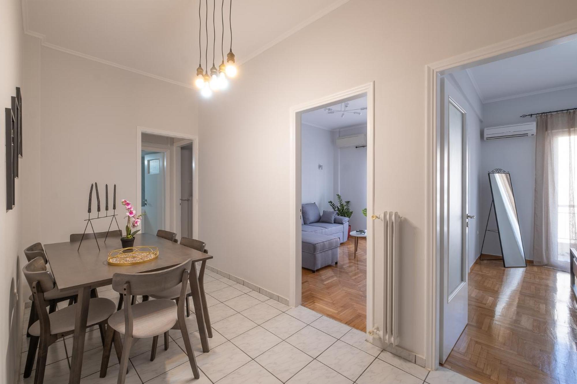 Lovely And Modern 3Bd Apartment Close To Ampelokipoi Metro Atena Exterior foto